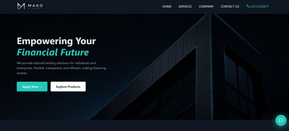 合作喜讯｜Mako Finance Limited 官网定制项目天蚕重庆网络公司